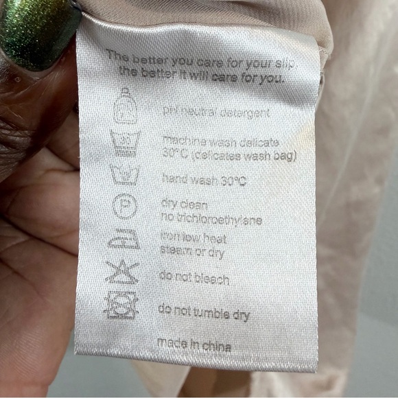 Slip Silk Pillowcase Tan Caramel Standard Envelope End - Picture 5 of 9